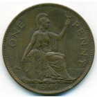 Великобритания, 1 пенни 1947 год (AU)