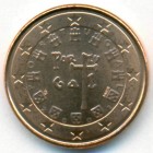 Португалия, 1 евроцент 2002 год (UNC)