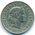 Швейцария, 5 раппенов 1922 год