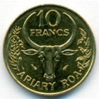 Мадагаскар, 10 франков 1987 год (UNC)