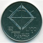 Италия, 100 лир 1974 год (UNC)