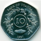 Уганда, 10 шиллингов 1987 год (UNC)