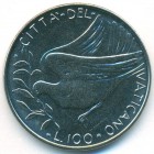 Ватикан, 100 лир 1977 год (UNC)