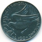 Ватикан, 100 лир 1970 год (UNC)