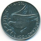 Ватикан, 100 лир 1970 год (UNC)