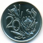 ЮАР, 20 центов 1984 год (UNC)