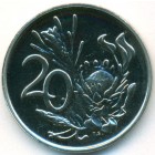 ЮАР, 20 центов 1988 год (UNC)