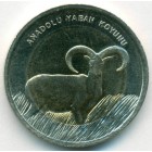 Турция, 1 лира 2015 год (UNC)