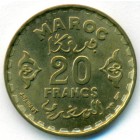 Марокко, 20 франков 1951 год (AU)