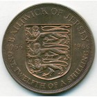 Джерси, 1/12 шиллинга 1966 год (AU)