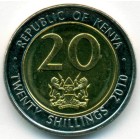 Кения, 20 шиллингов 2010 год (AU)