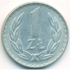Польша, 1 злотый 1975 год