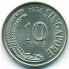 Сингапур, 10 центов 1976 год (UNC)