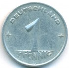 ГДР, 1 пфенниг 1949 год А
