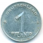 ГДР, 1 пфенниг 1952 год Е