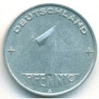 ГДР, 1 пфенниг 1952 год А