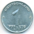 ГДР, 1 пфенниг 1952 год А (UNC)