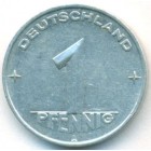 ГДР, 1 пфенниг 1952 год А (AU)
