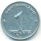ГДР, 1 пфенниг 1953 год E