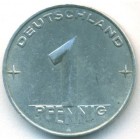 ГДР, 1 пфенниг 1953 год А (UNC)