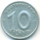 ГДР, 10 пфеннигов 1949 год А