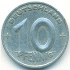 ГДР, 10 пфеннигов 1949 год А