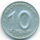 ГДР, 10 пфеннигов 1949 год А