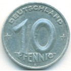 ГДР, 10 пфеннигов 1949 год А