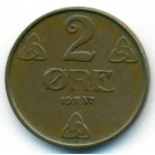 Норвегия, 2 эре 1937 год