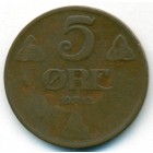 Норвегия, 5 эре 1912 год
