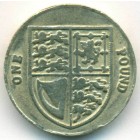 Великобритания, 1 фунт 1998 год ПОДДЕЛКА