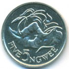 Замбия, 5 нгве 1987 год (UNC)