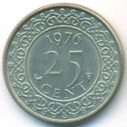 Суринам, 25 центов 1976 год (UNC)
