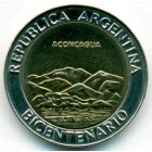Аргентина, 1 песо 2010 год (UNC)