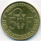 Западно-Африканские Штаты, 5 франков 1972 год (UNC)