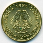 ЮАР, 1/2 цента 1961 год (UNC)