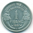 Франция, 1 франк 1957 год B