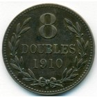 Гернси, 8 дублей 1910 год
