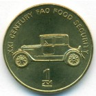 Северная Корея, 1 чон 2002 год (UNC)