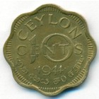 Цейлон, 10 центов 1944 год