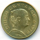 Мексика, 5 сентаво 1970 год (UNC)