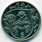 Остров Мэн, 5 пенсов 1987 год (UNC)