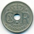 Дания, 25 эре 1932 год