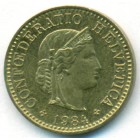 Швейцария, 5 раппенов 1984 год (UNC)