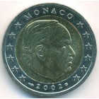 Монако, 2 евро 2002 год (AU)