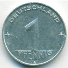ГДР, 1 пфенниг 1952 год А (AU)