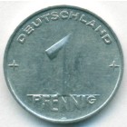 ГДР, 1 пфенниг 1952 год А (AU)
