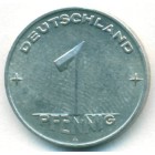 ГДР, 1 пфенниг 1952 год А (UNC)