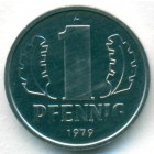 ГДР, 1 пфенниг 1979 год (UNC)