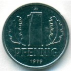 ГДР, 1 пфенниг 1979 год (UNC)